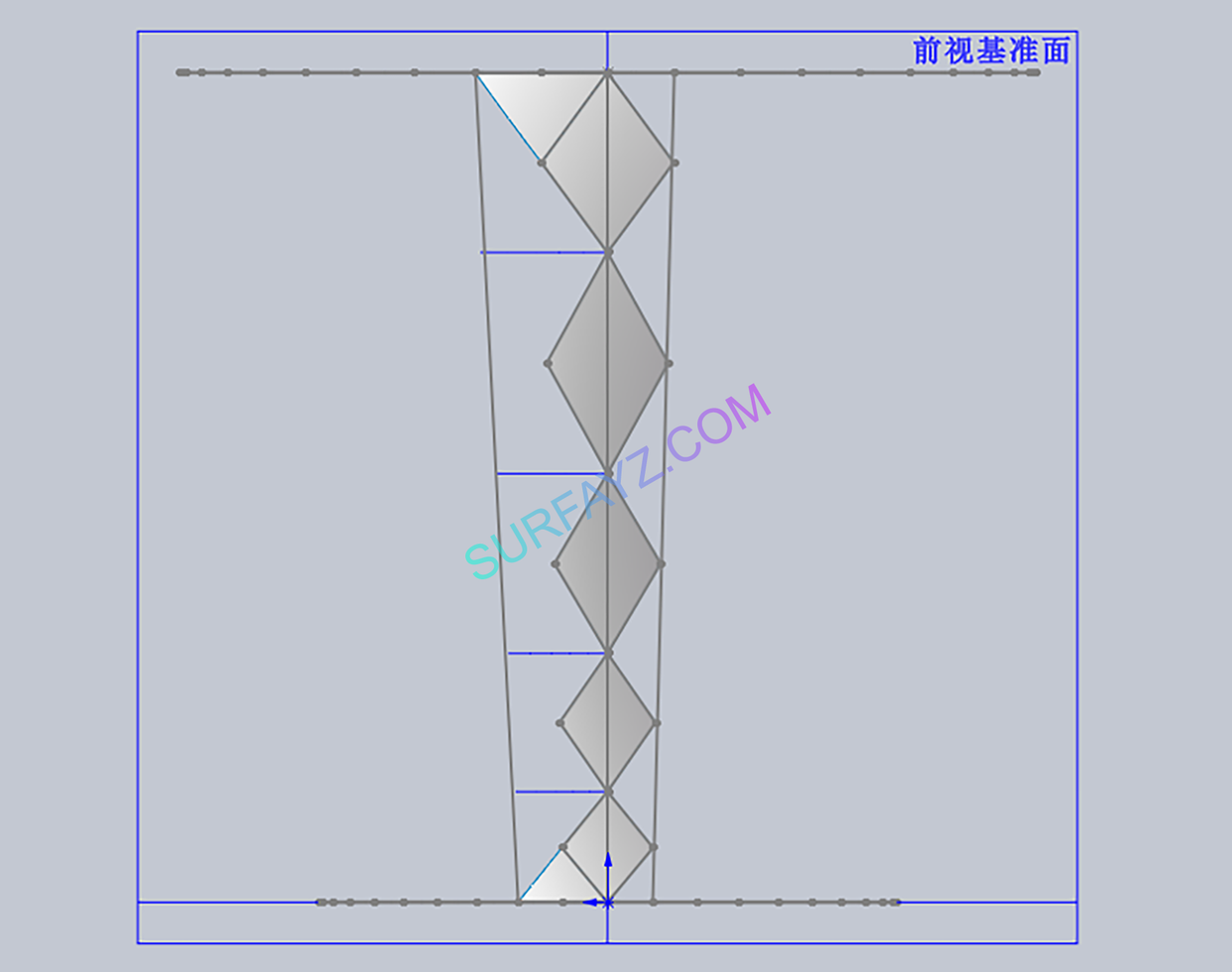 Solidworks菱形纹理建模 哔哩哔哩