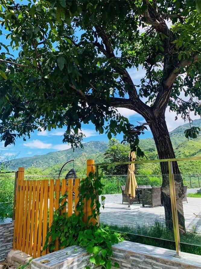 北京密云白龙潭得闲小筑民宿,星空下烧烤自助108一位还不接散客