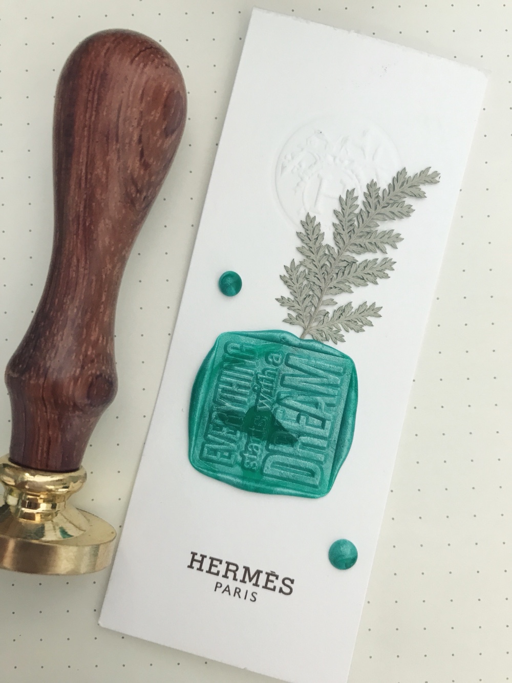 混色火漆 文字图案章头