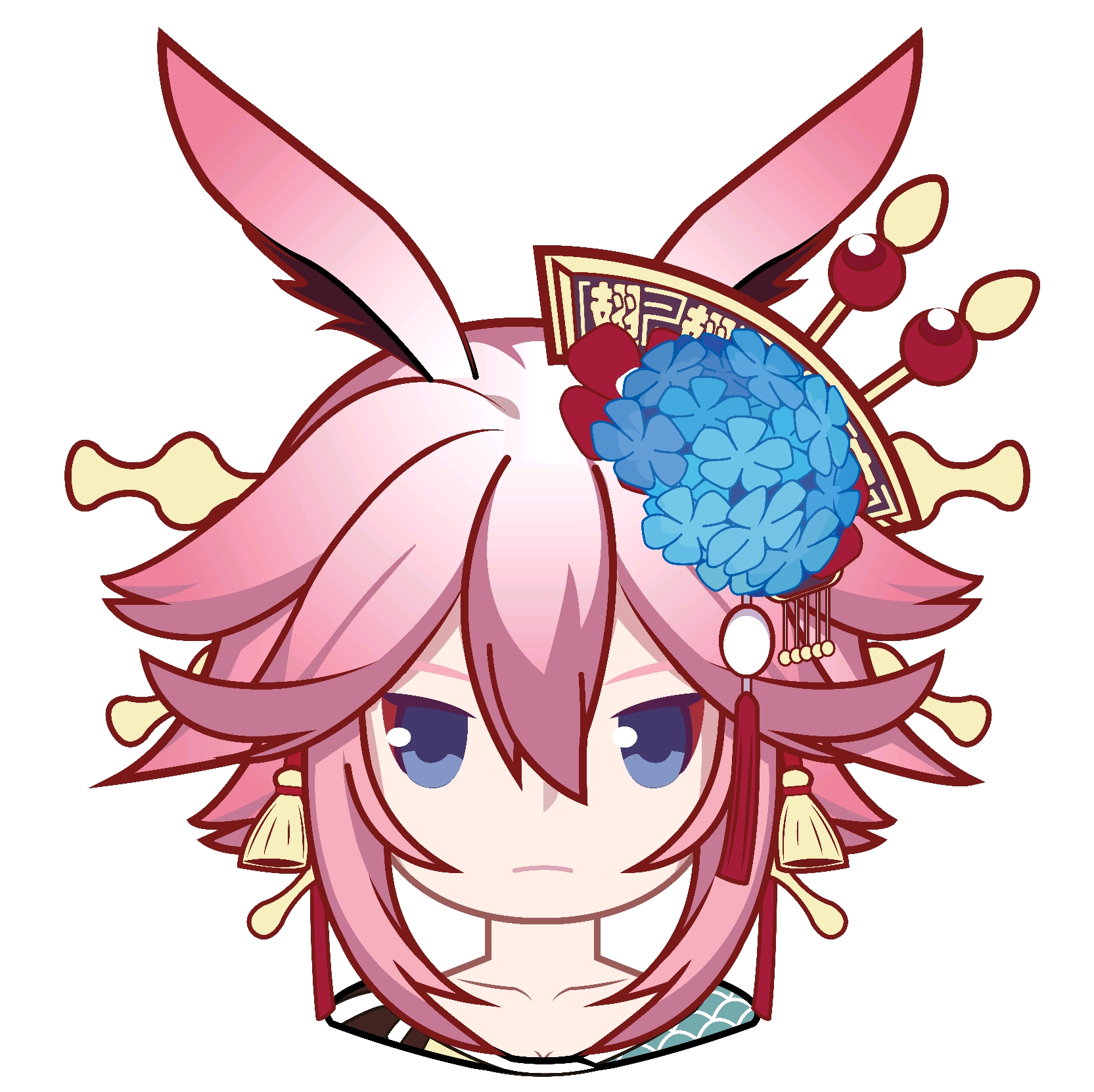 同人二次创作·御神装·勿忘·信花舞伎 q版头像