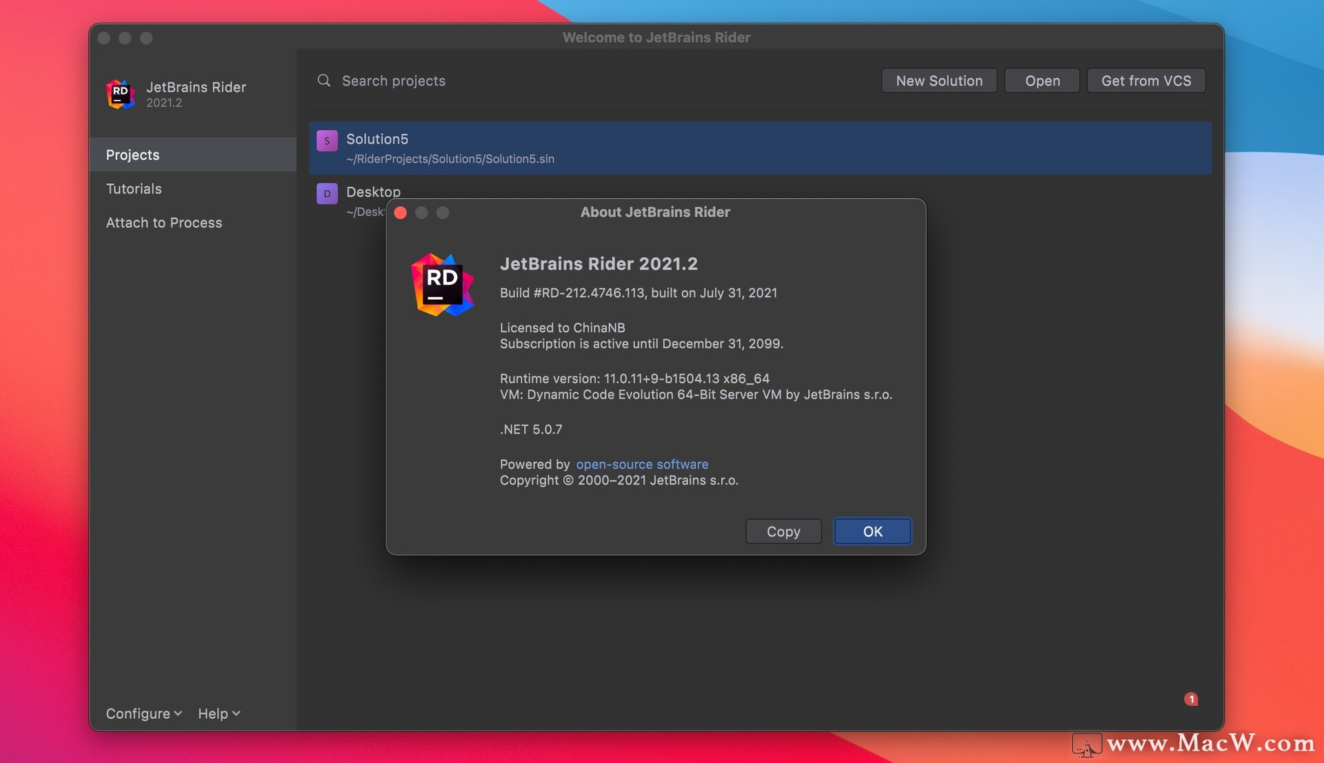 JetBrains Rider For Mac(跨平台.NET IDE集成开发)v2021.2中文版 - 哔哩哔哩