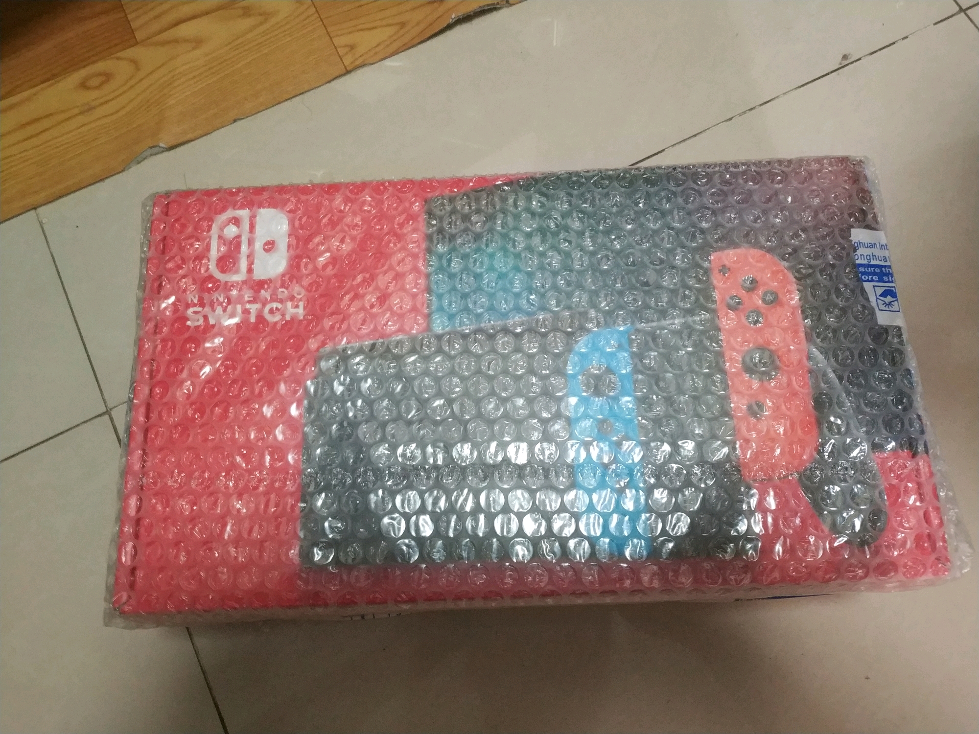 第一次海淘switch 历经23天终到手