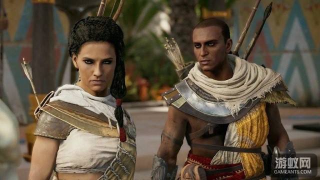 游戏的主角夫妻,巴耶克和艾雅,两个角色玩家都可以操作