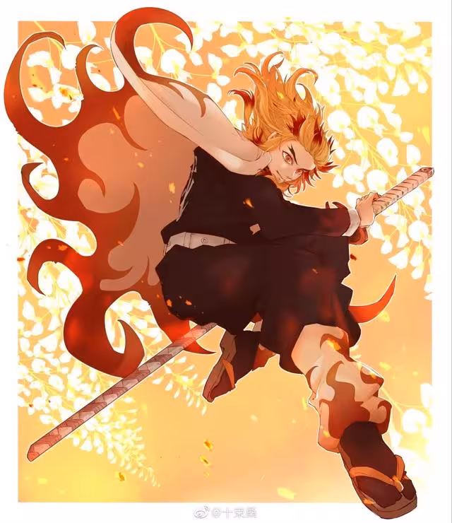 无限列车篇,为了保护一列车的乘客,独自一人与上弦之三猗窝座展开战斗