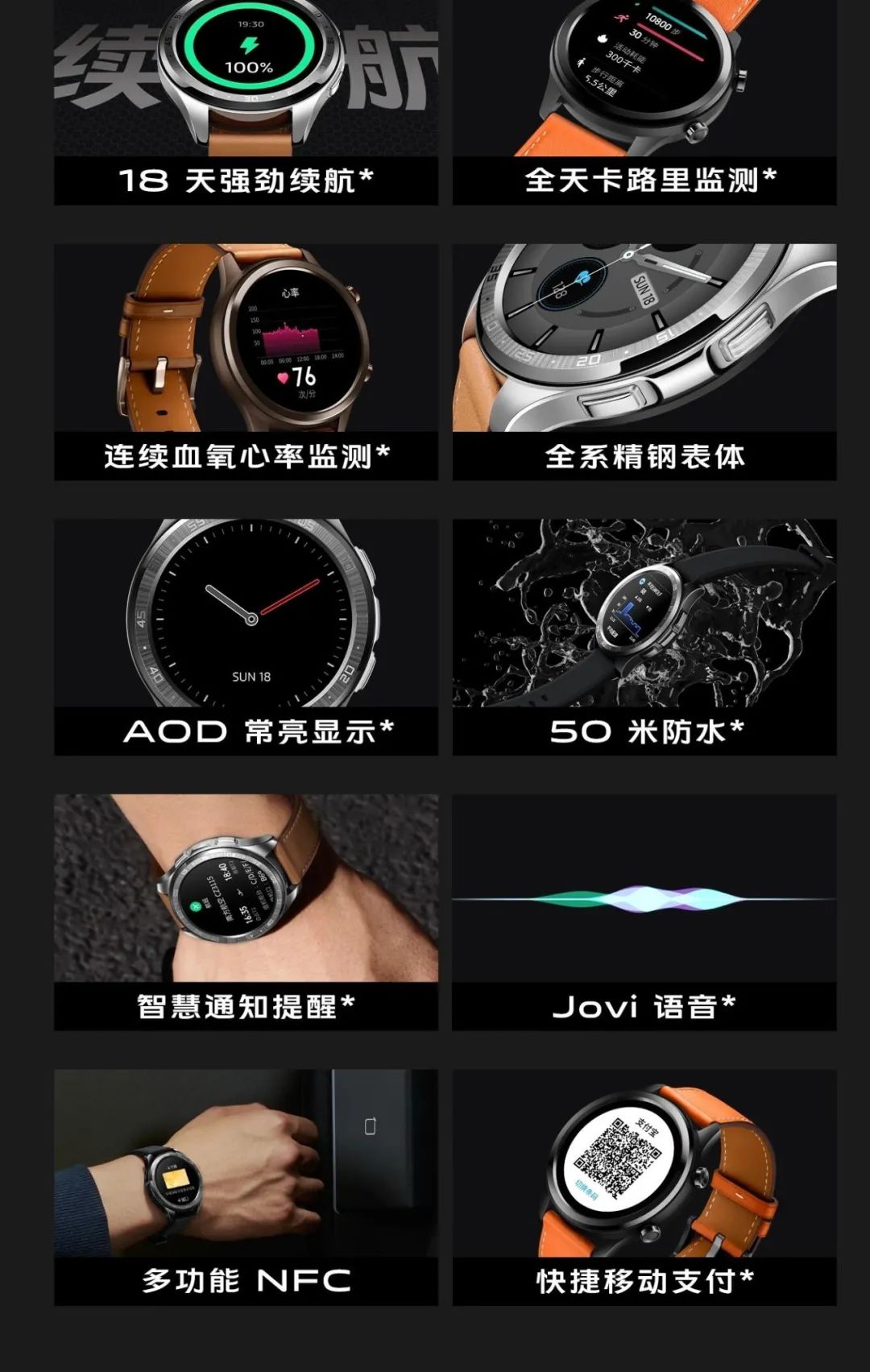vivo watch正式发布:42/46mm两种尺寸