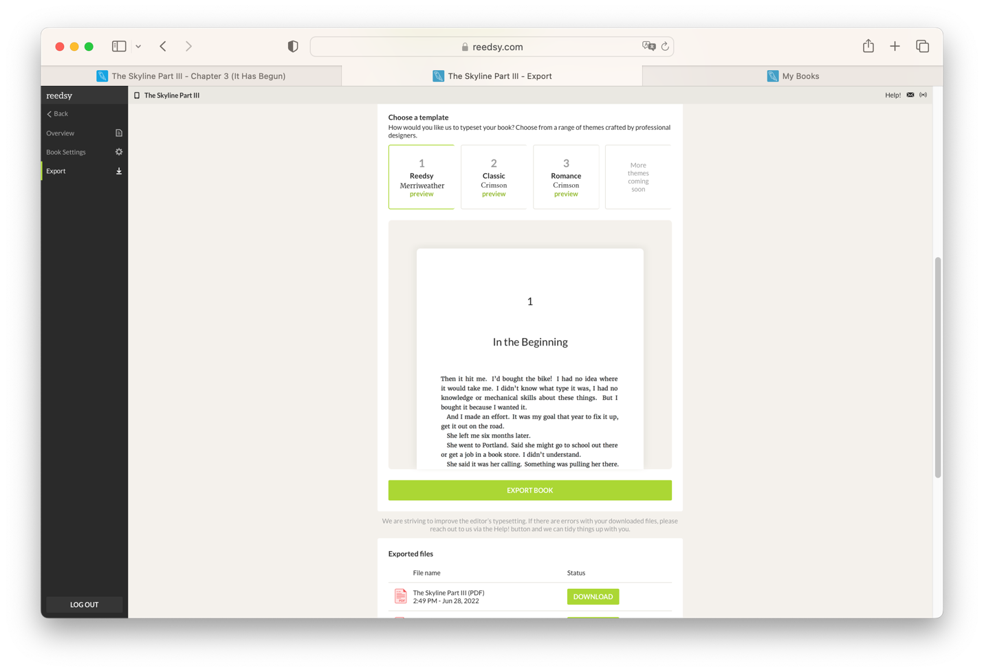 外语小说编写神器—Reedsy Editor 哔哩哔哩