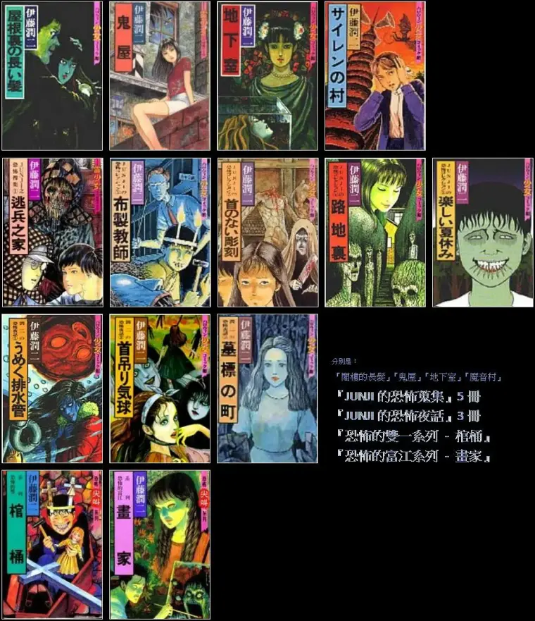 东立 伊藤润二收集指南 1990 哔哩哔哩