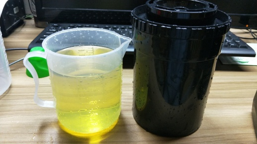 显影之后的显影液