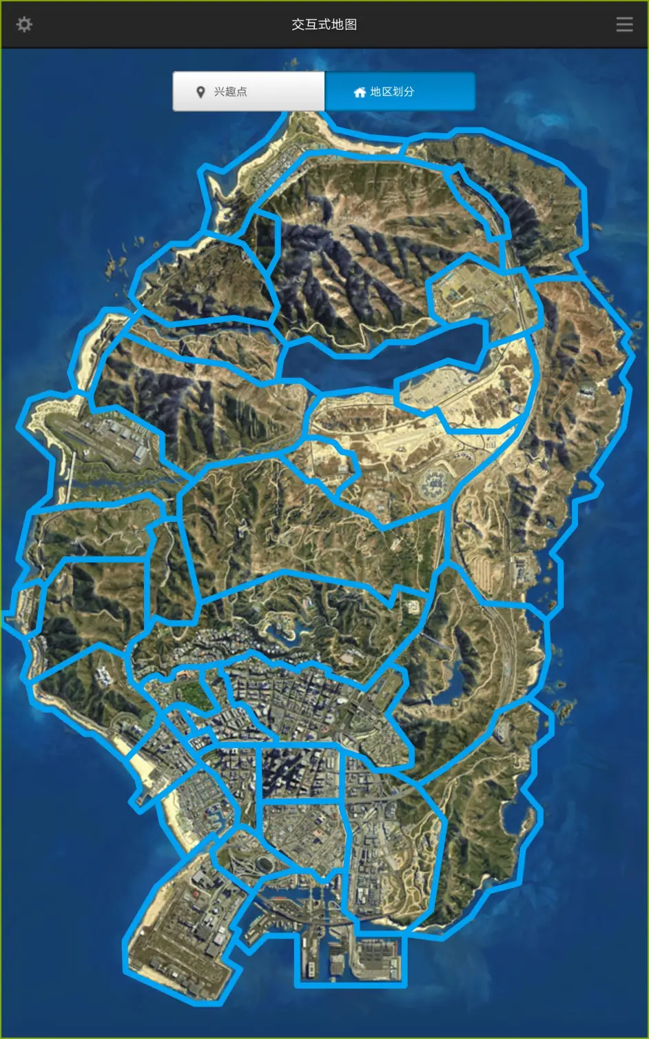 Gta5圣安地列斯州区划一览 哔哩哔哩