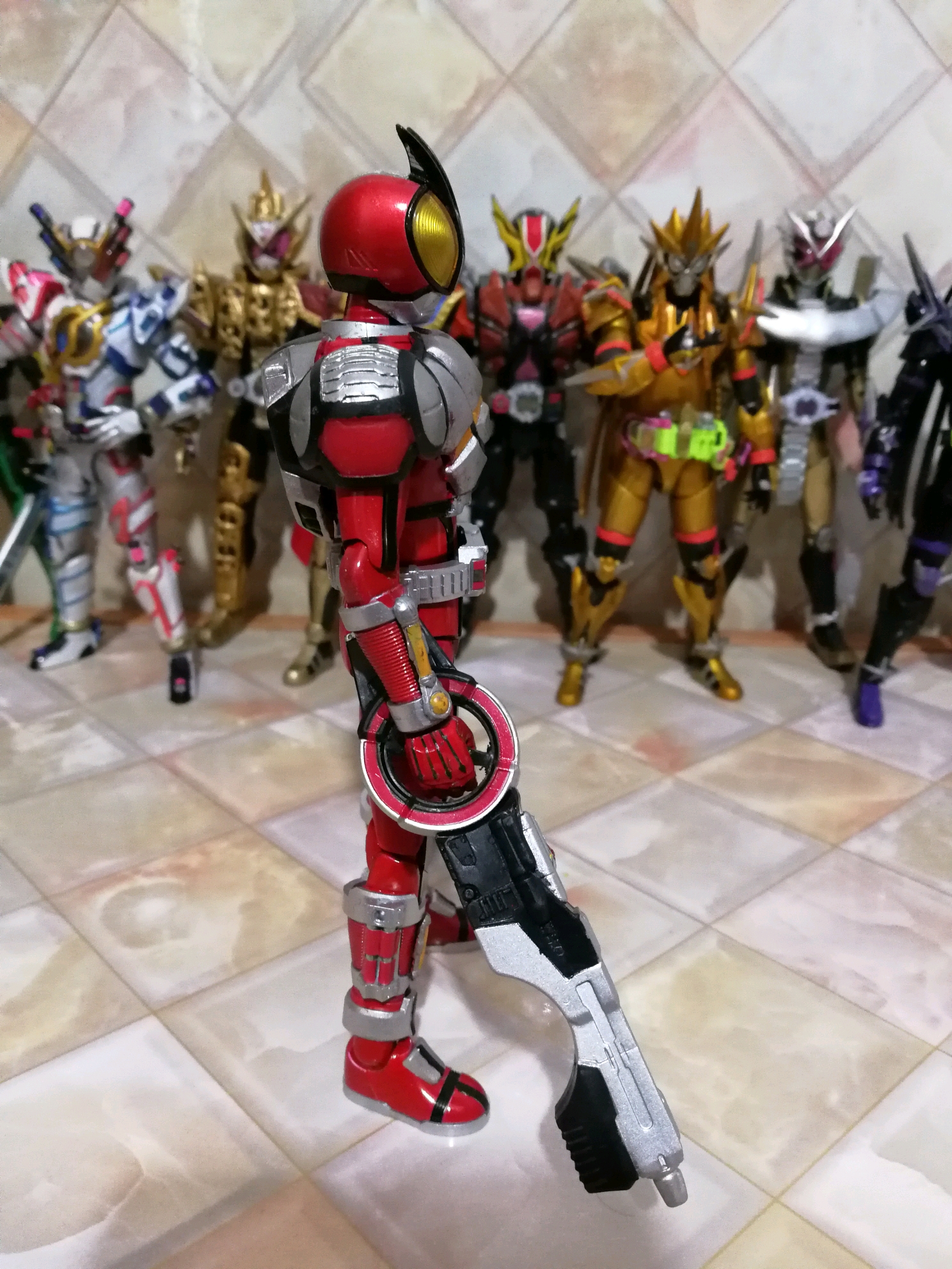 自改假面骑士拼装faiz 爆裂形态