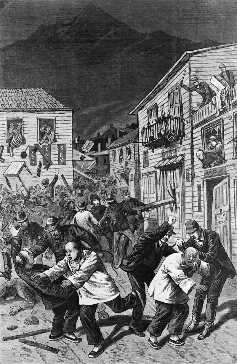 科技 人文历史 150年前的美国,歧视中国移民引发的暴力.