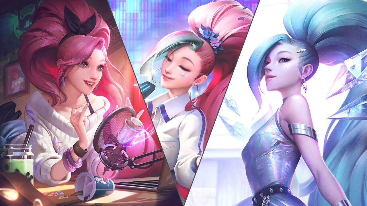 k/da all out皮肤炫彩浏览及官方原画