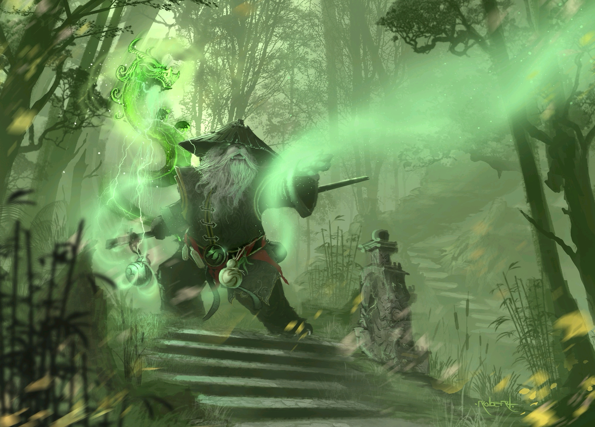 【魔兽世界】熊猫人 原画 图集(3)