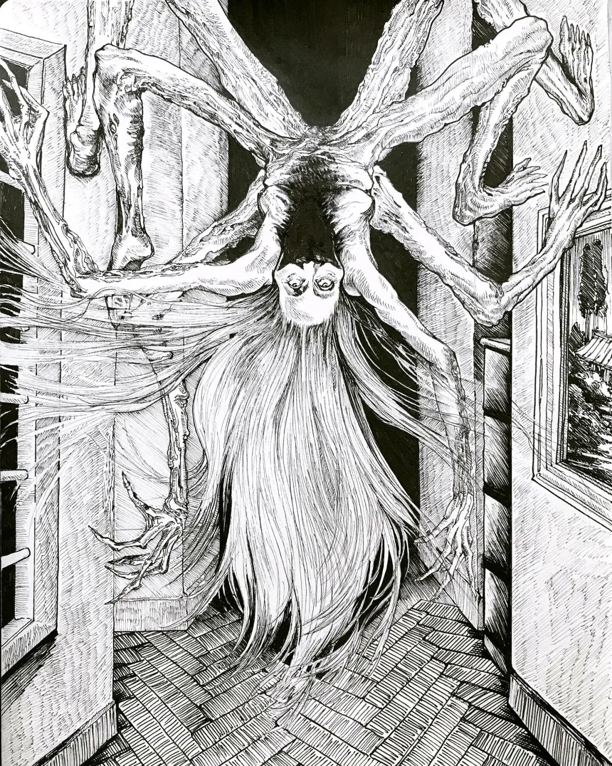 裂嘴妖怪裂口女图集