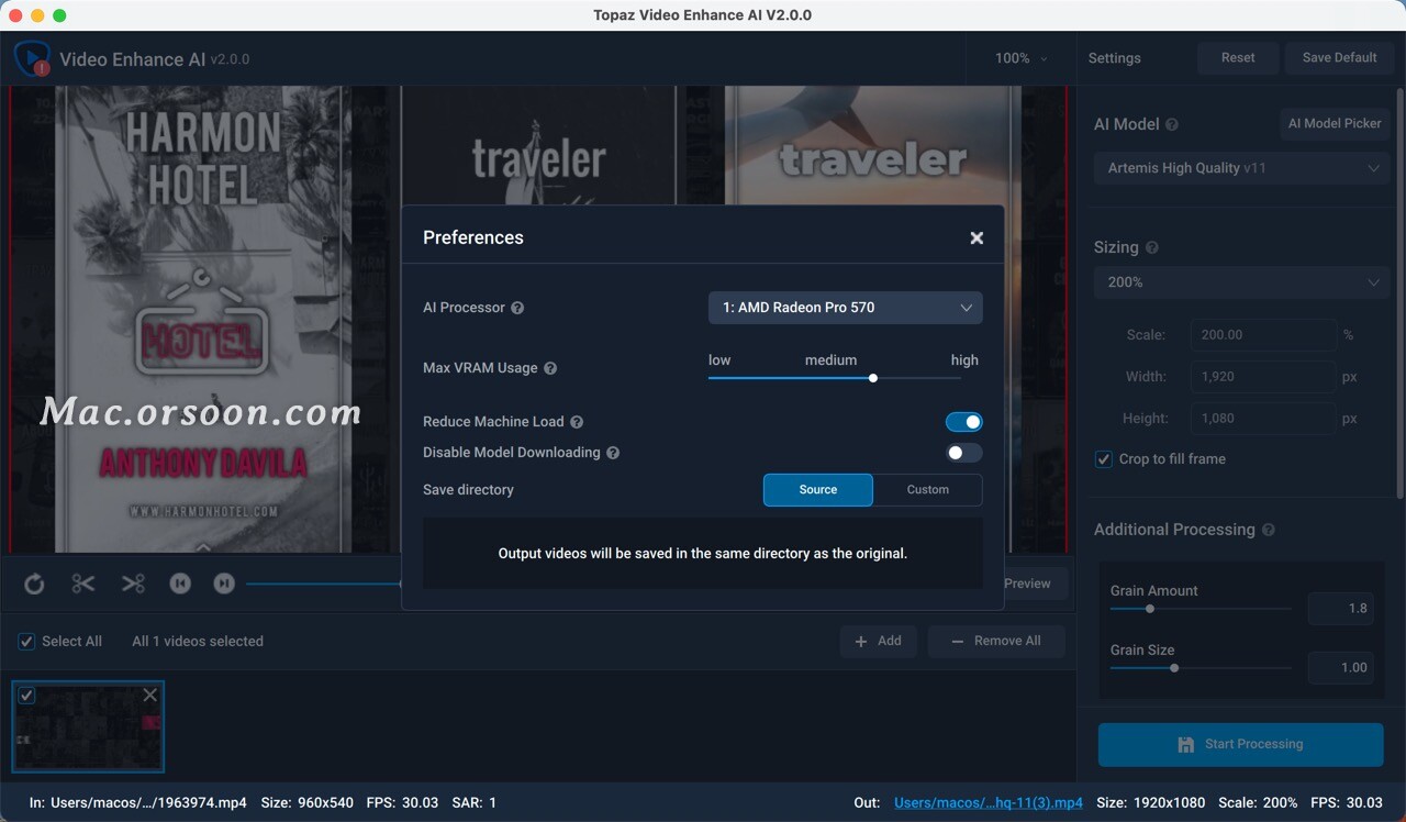 topaz video enhance ai mac m1 topaz video enhance ai mac m1