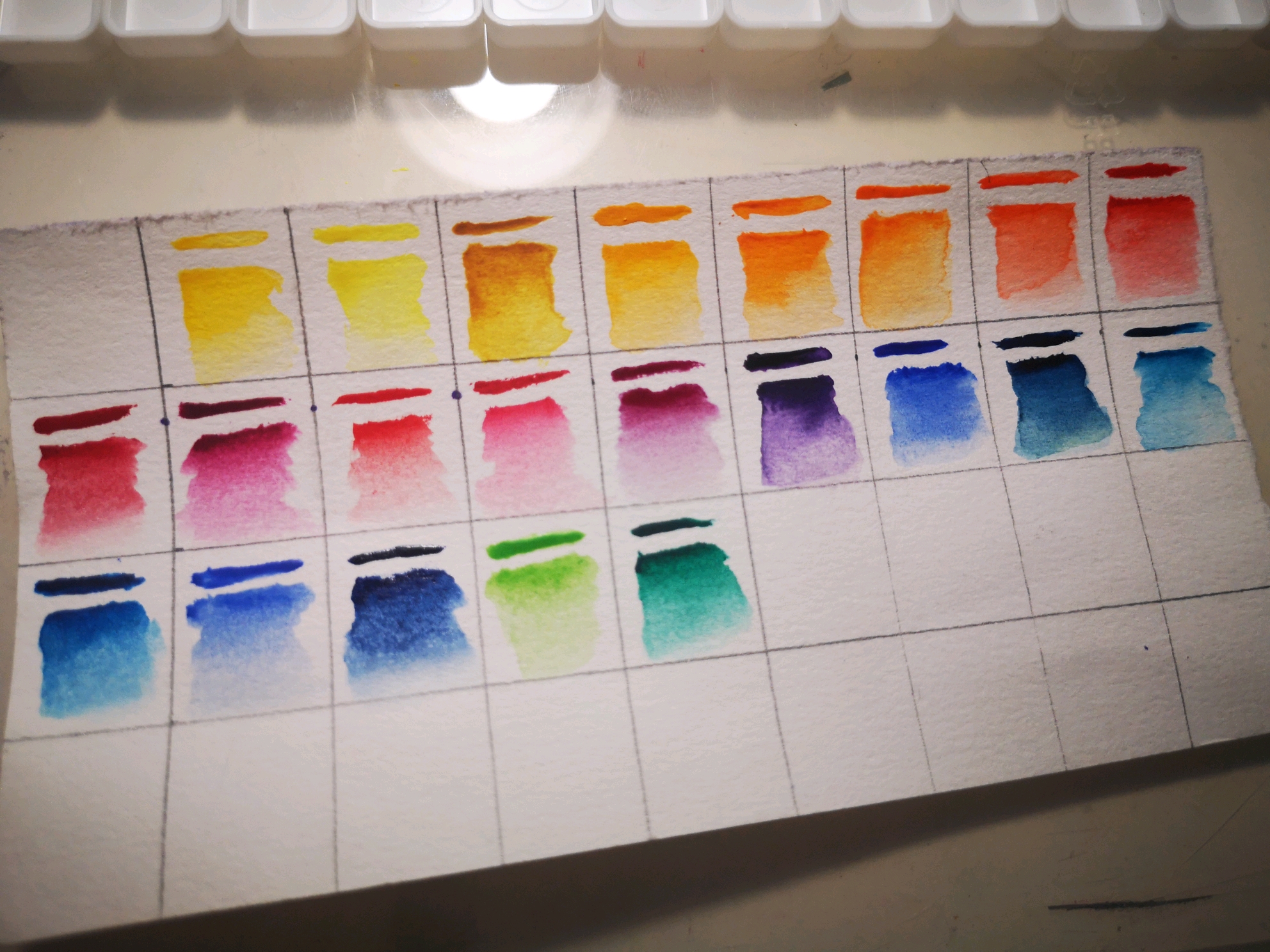 用自来水笔画色卡的都是什么怪物