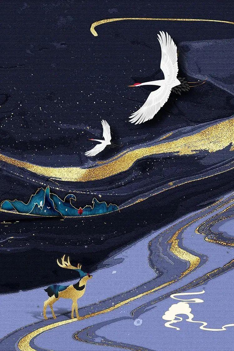 新国风烫金素材合集!据说是月薪过3w设计师的必备资源!