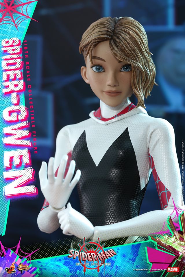 蜘蛛侠平行宇宙女蜘蛛温格spidergwen1比6可动人偶
