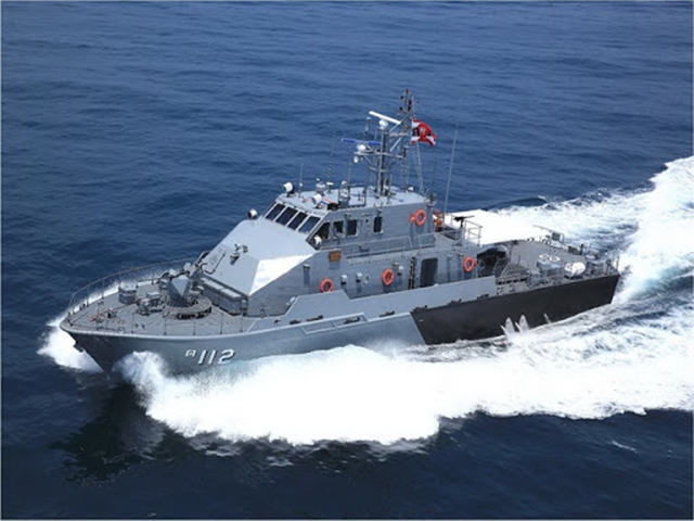 泰国皇家海军m36巡逻艇,小巧实用,能随时变身攻击舰艇