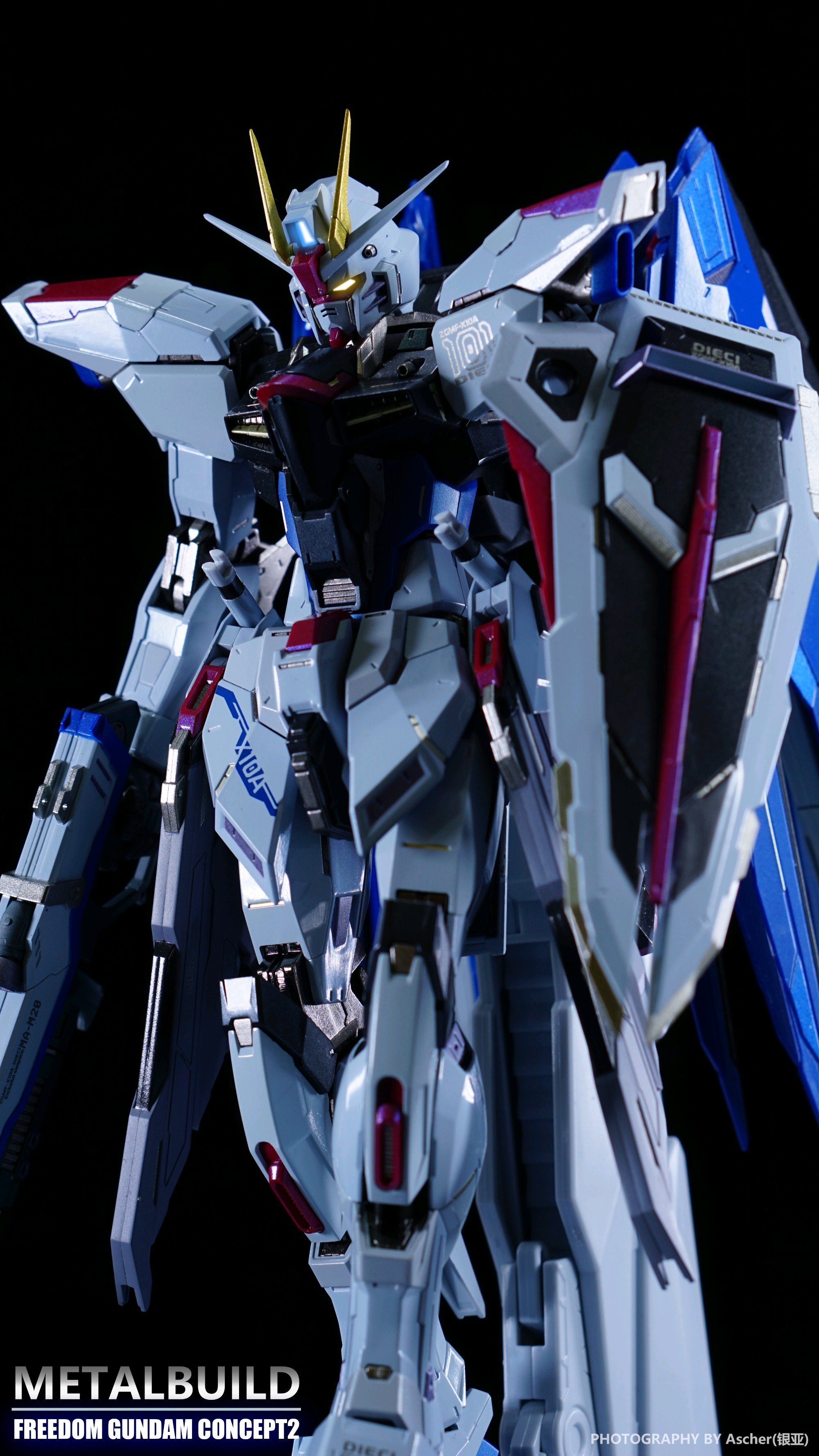 吧友展示:【银亚】mb自由高达 concept2 拍摄分享