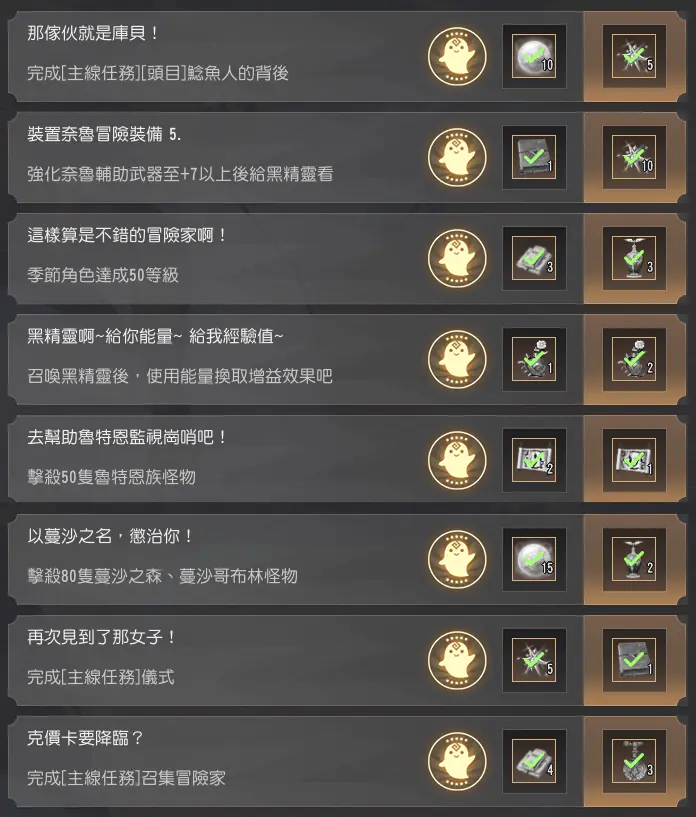 黑色沙漠冬季服 做任务升61流程 哔哩哔哩