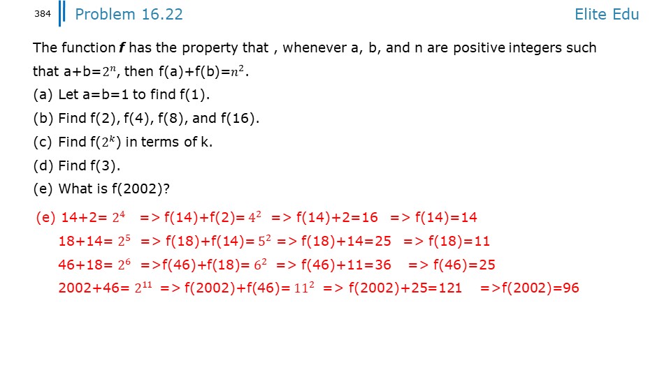 Introduction to algebra aops chapter 16 functions 
