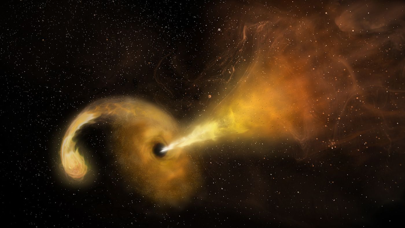 黑洞吞噬恒星！黑洞：宇宙的无敌存在_哔哩哔哩 (゜-゜)つロ 干杯~-bilibili