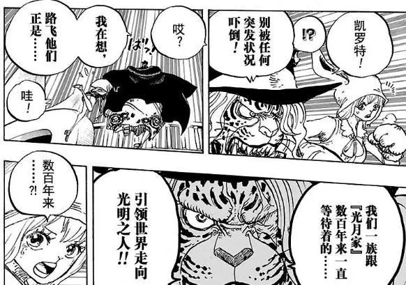 海贼王 毛皮族加洛特必然上船草帽大船团还要增加新成员 哔哩哔哩