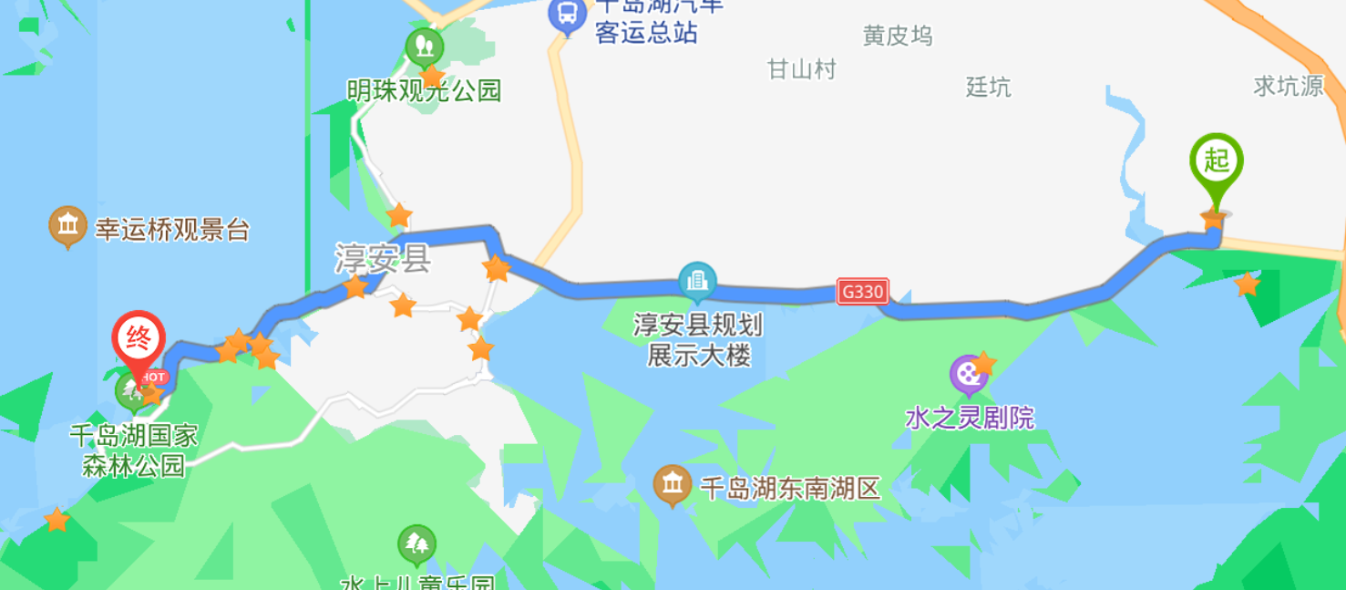 千岛湖旅游线路