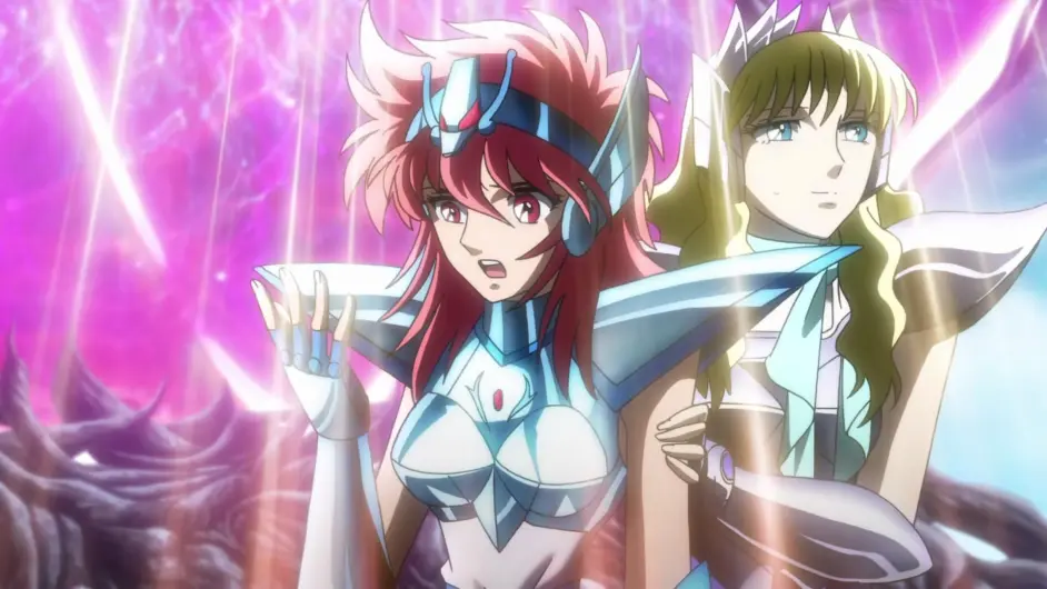 圣斗少女翔 两个小马座圣斗士终于相遇了 可惜却成了离别 哔哩哔哩