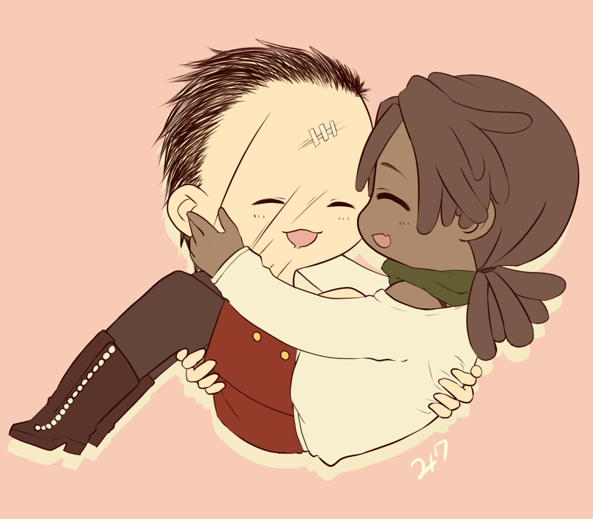 dead by daylight#黎明杀机cp组之黑瘸组