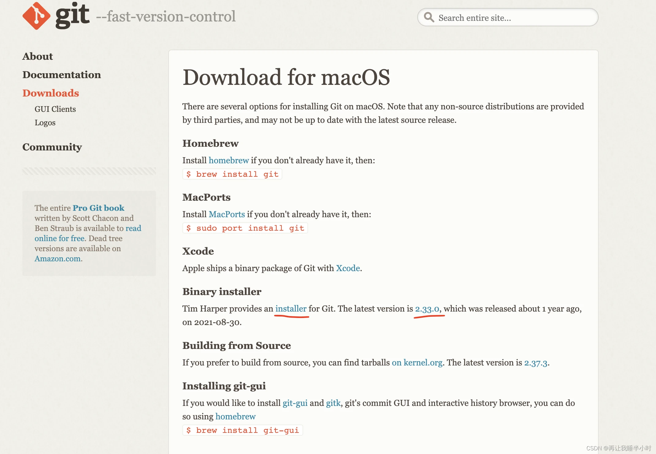 Mac git 