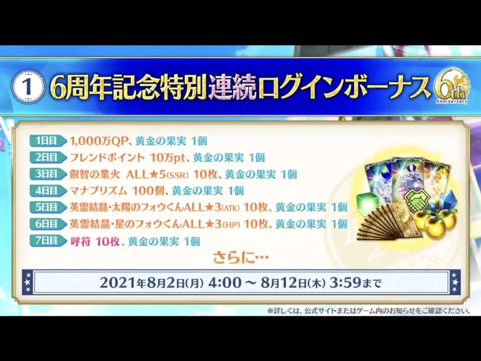 Fgo新情报 Fgo六周年内容总汇 游戏内活动篇 哔哩哔哩 Fgo新情报 Fgo六周年内容总汇 游戏内活动篇 哔哩哔哩