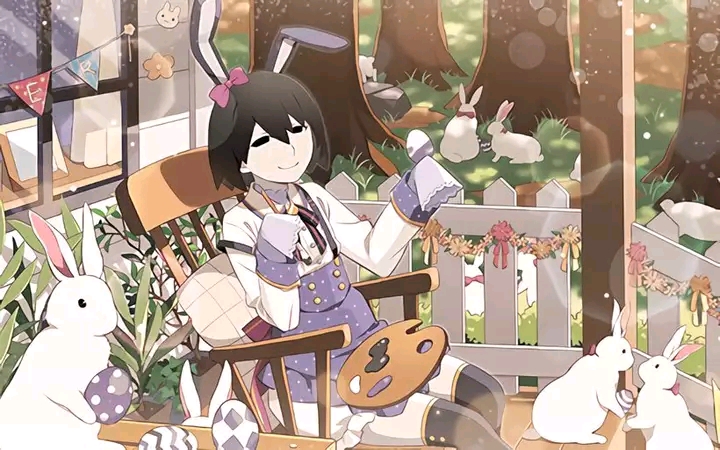 物语系列壁纸 复活节