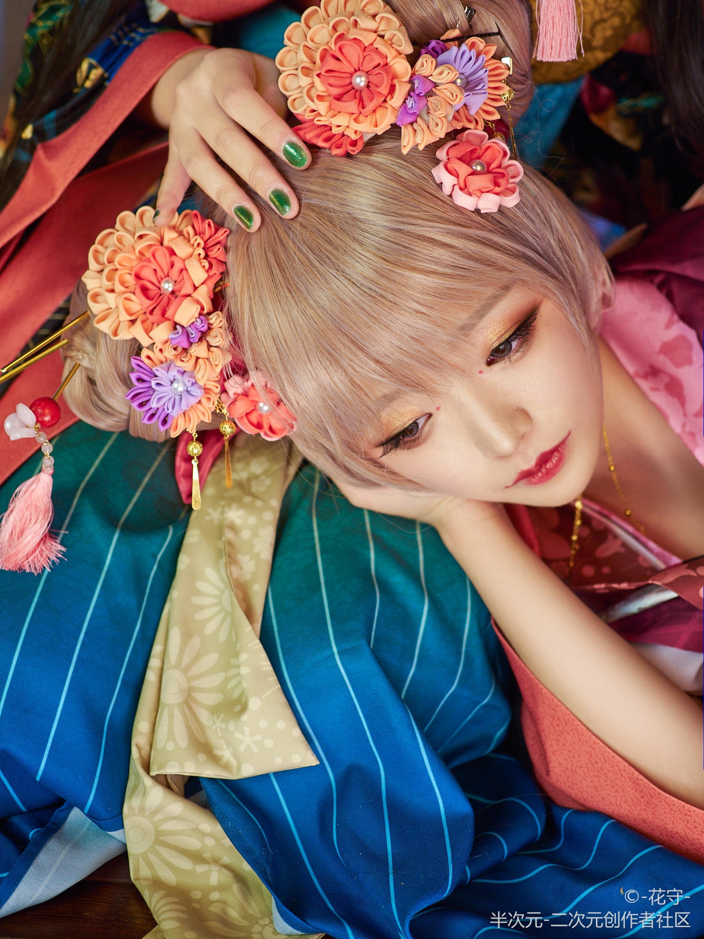 王者同人cos.半次元 小乔孙尚香花魁