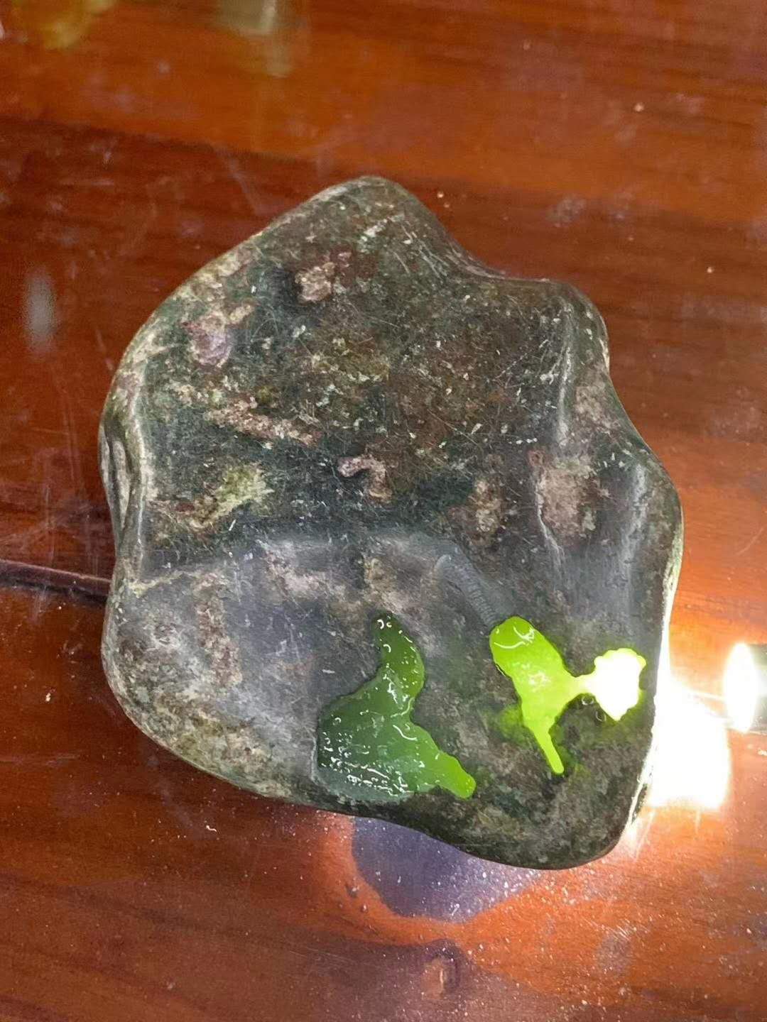 老会卡皮壳油性十足-老场口-肉质细腻-晴底-种老-化底-起光感-可以做