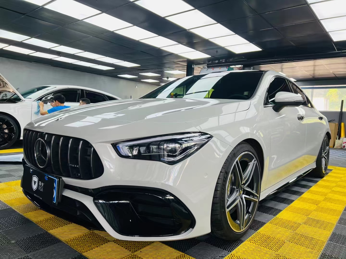 奔驰完美蜕变，菲卡pet亚灰改色膜 哔哩哔哩