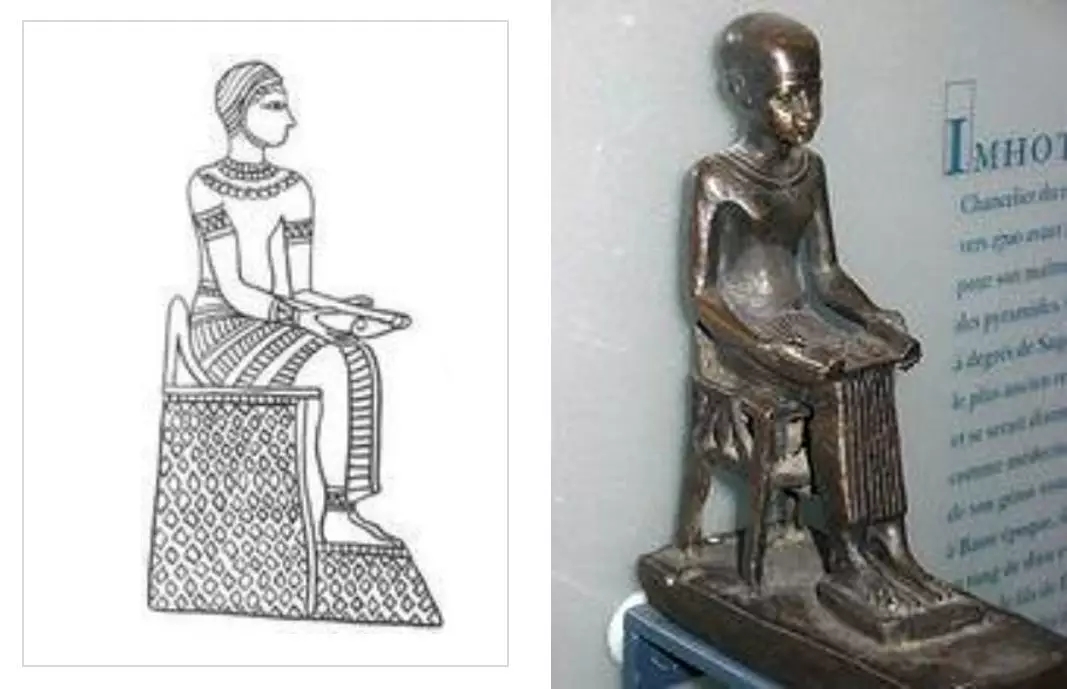 古埃及建筑师伊姆霍**