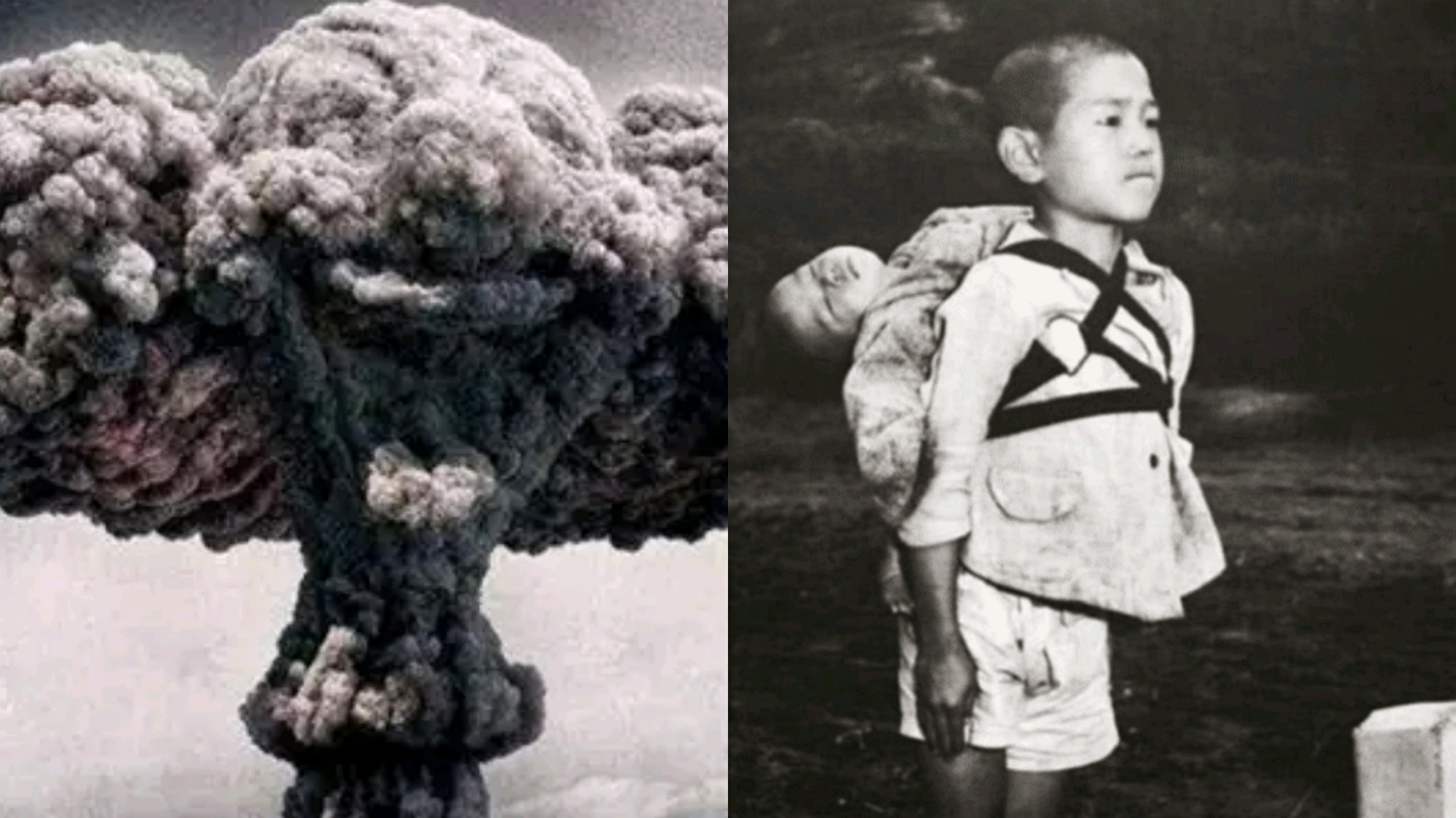 原子弹“小男孩”爆炸全过程，7万人瞬间化为灰烬_广岛