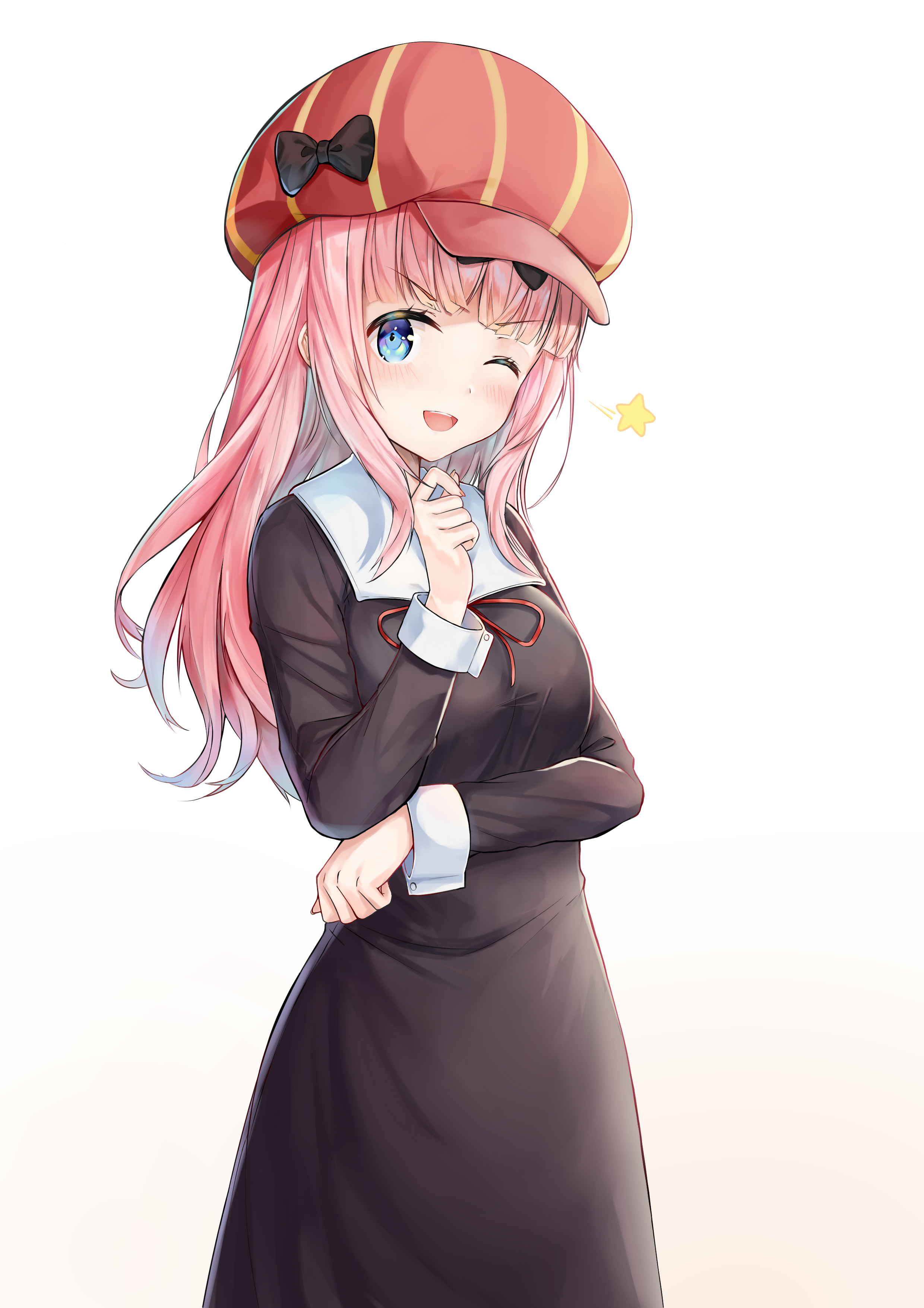 动漫高清同人壁纸图-藤原千花(书记)ii