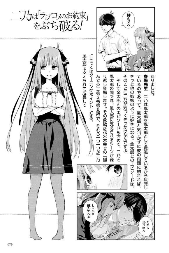 五等分的花嫁 角色书 二乃