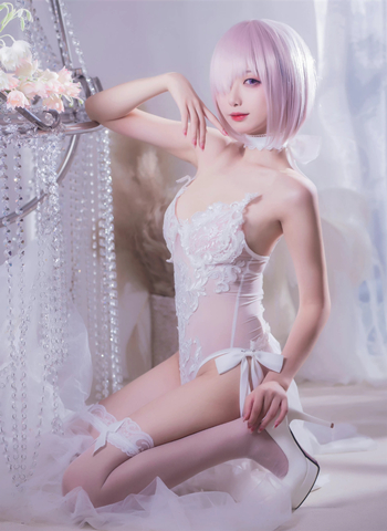 封疆疆v玛修同人婚纱cosplay