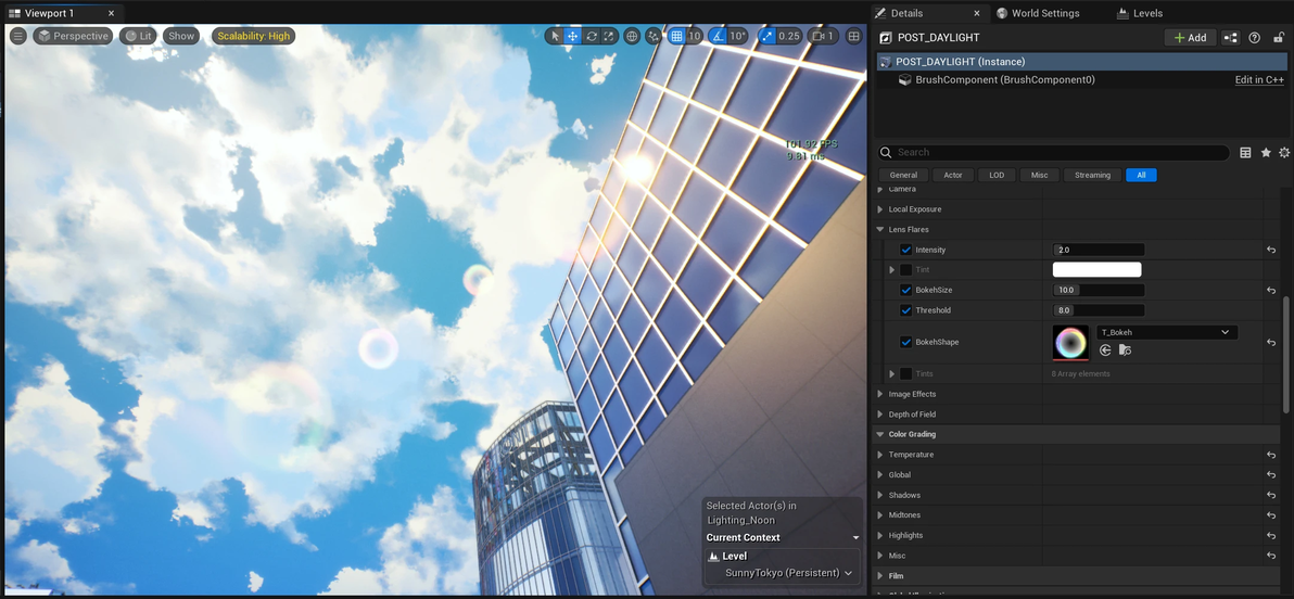UE5动漫城市项目Anime Tokyo的创作经验分享 - 哔哩哔哩