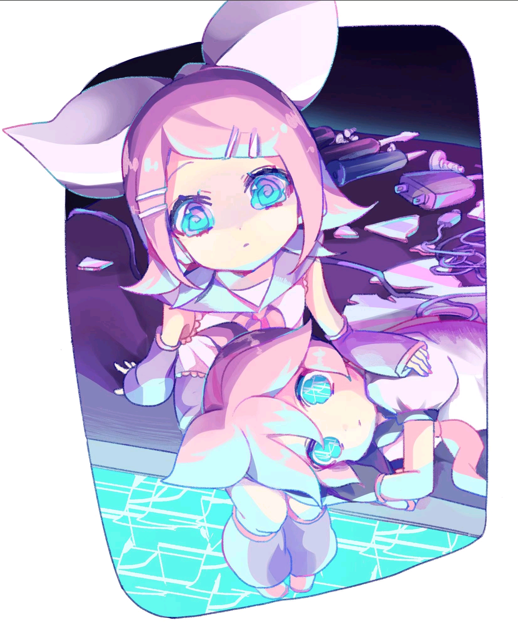 vocaloid2 鏡音リン・レン act1】VOCALOID2 02 鏡音リン·レン