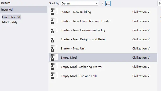 Civ6 Modbuddy 原空模板导入 哔哩哔哩