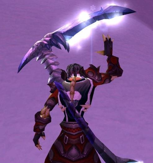 镰刀型的法杖有可恕罪行之杖,灵魂收割者,但是埃霍恩的冰霜之镰可是独