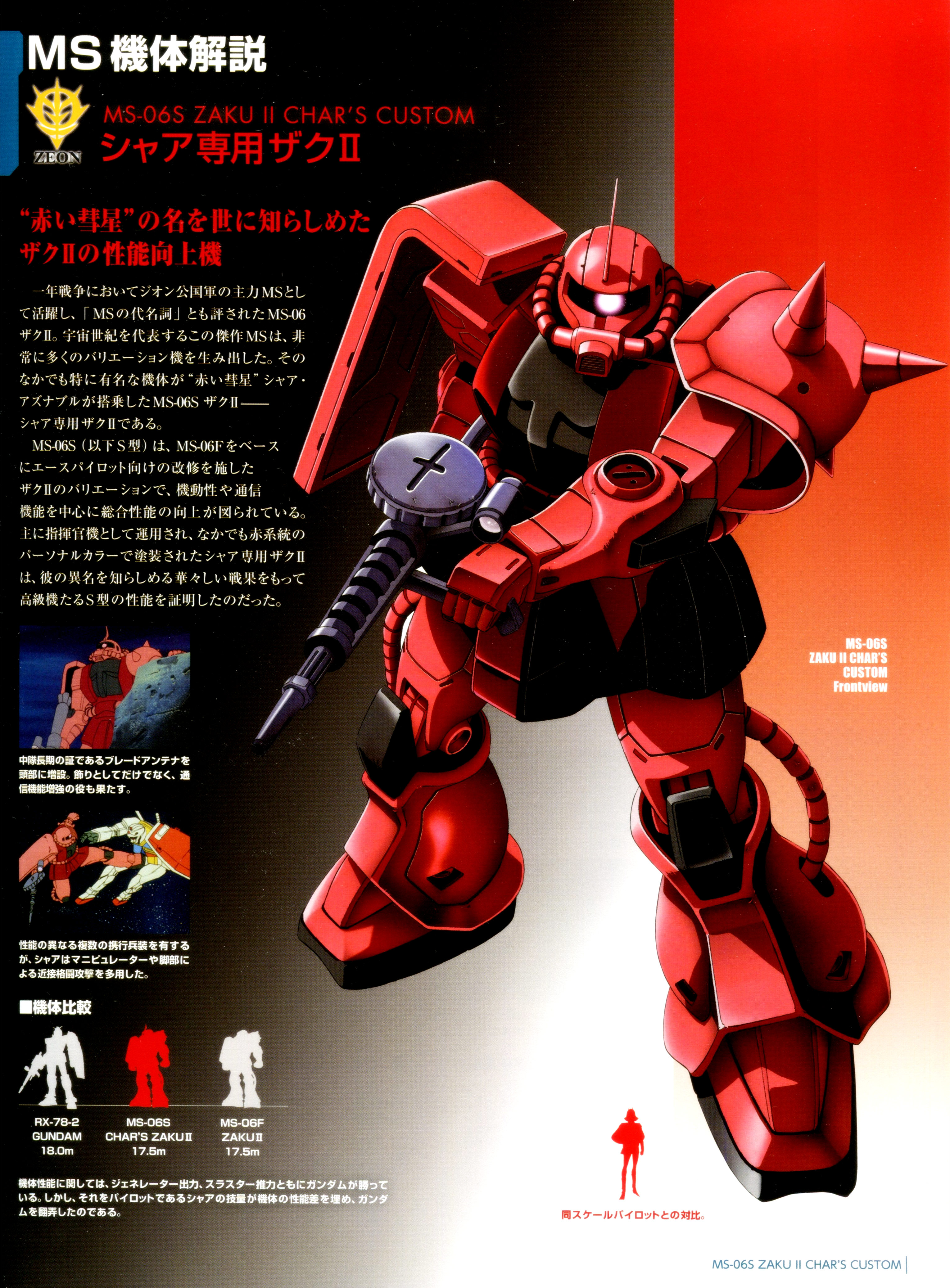 夏亚专用机扎古Ⅱms06szakuⅡ