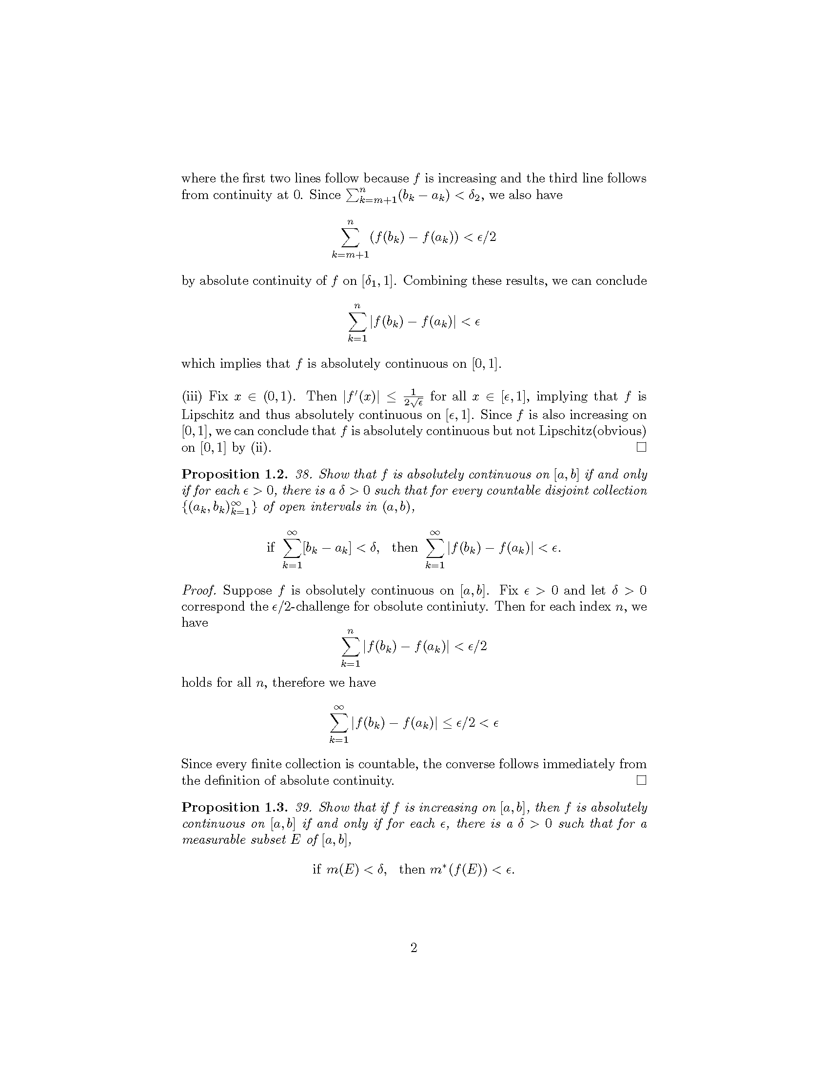Solutions to real analysis royden 4th edition 