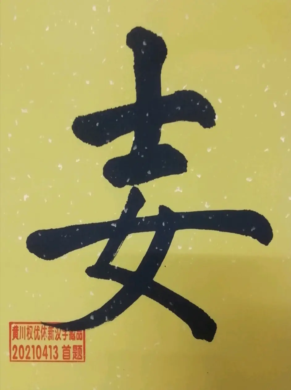 女士为妻 说的很好 黄川权独创优体新汉字 哔哩哔哩