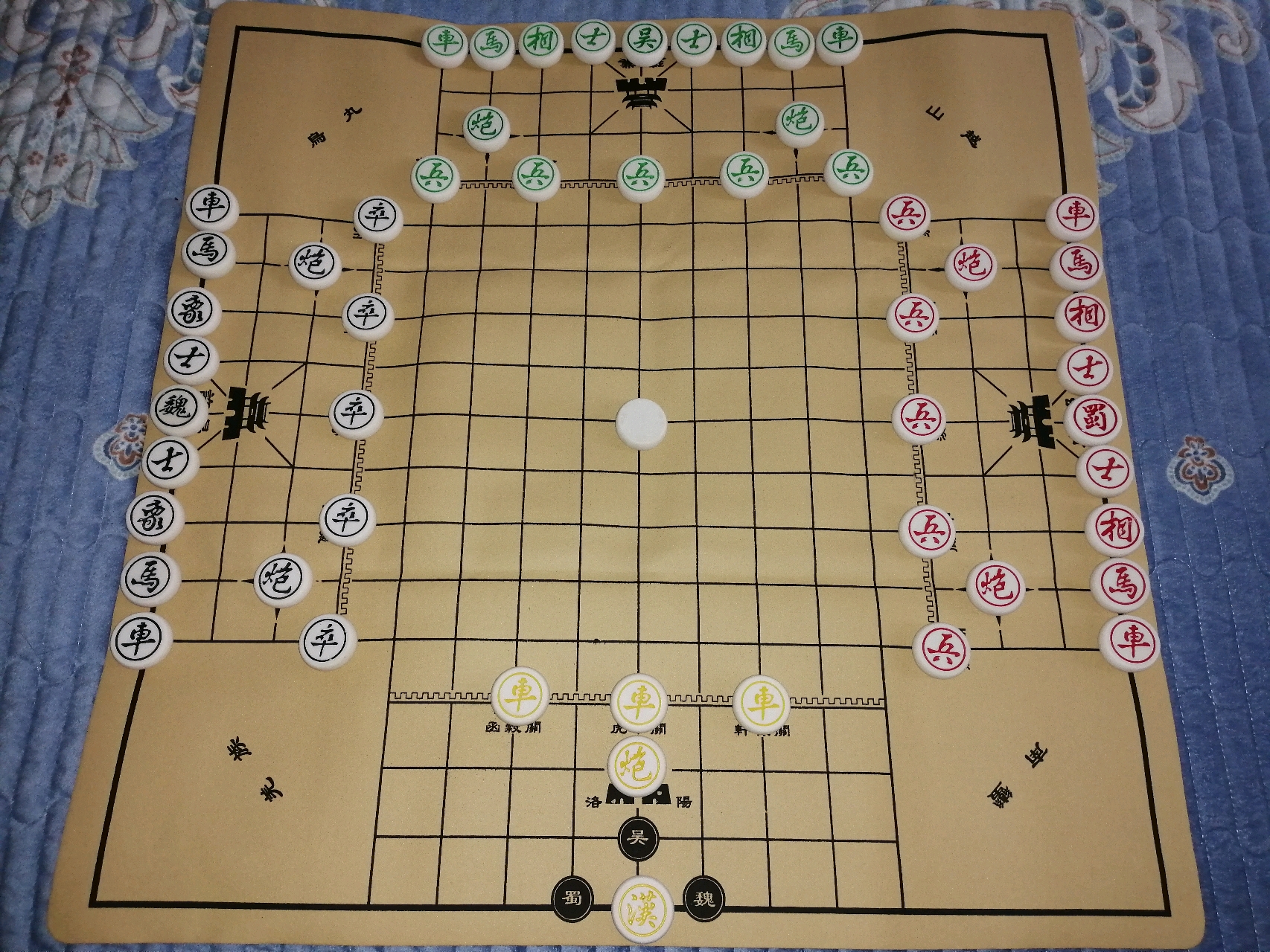 三国演弈棋实体棋展示2a(第9版怀旧版)